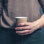 Fasting - Man drinking tea or coffee